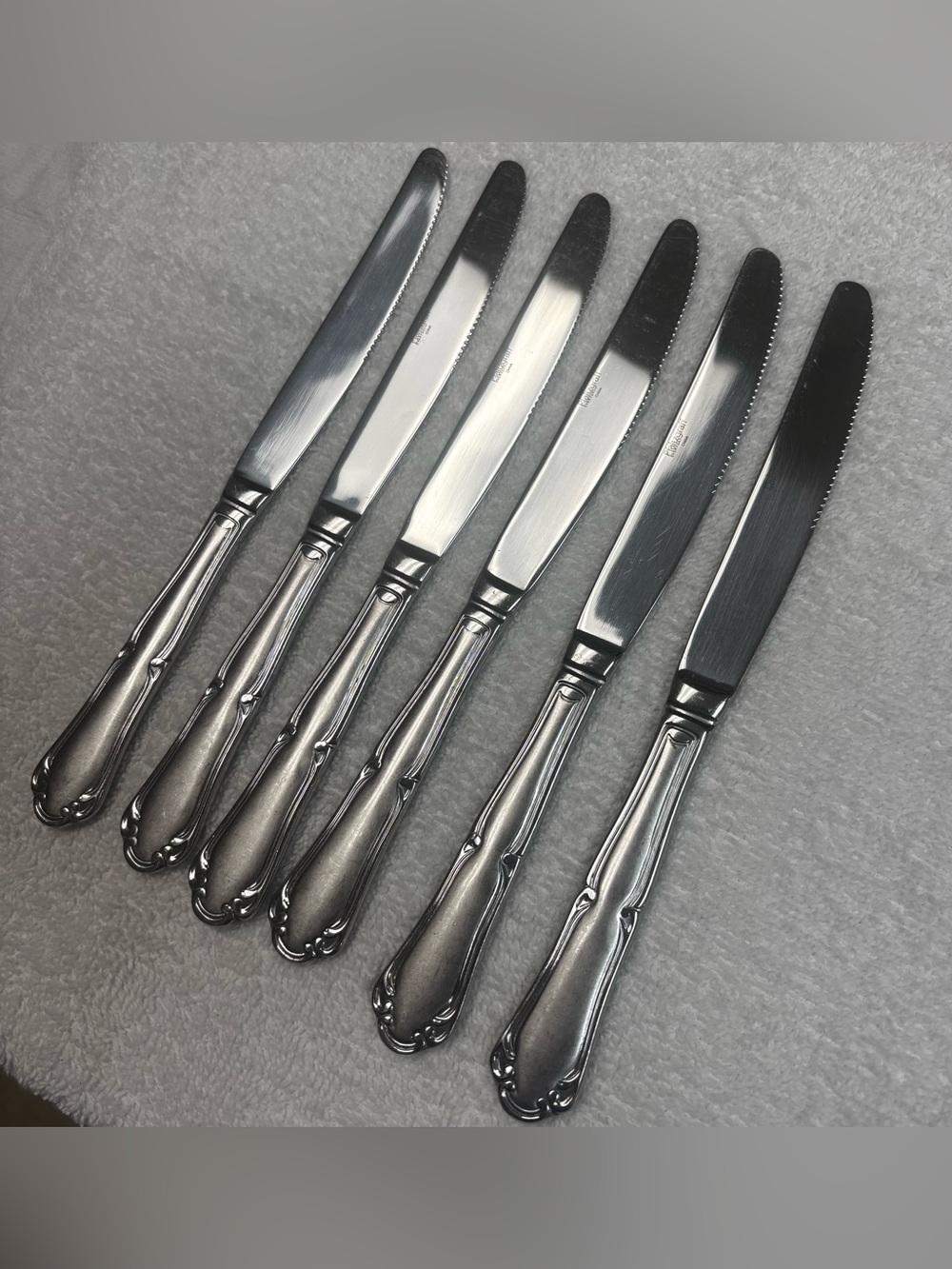 Pfaltzgraff EDGEHILL FROST Stainless - Set of 6 Dinner Knives